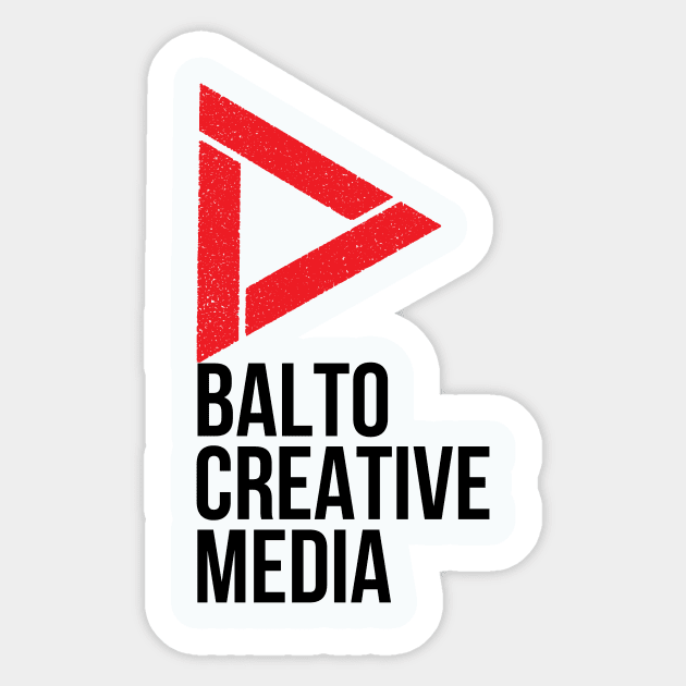 Balto Creative Media Vertical Logo Sticker by Queen City Podcast Network